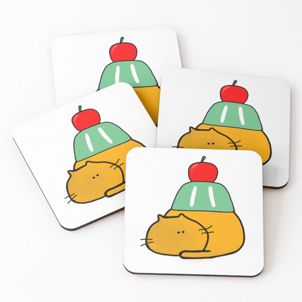 Item preview, The little cat and his apple designed and sold by PunchandNik.