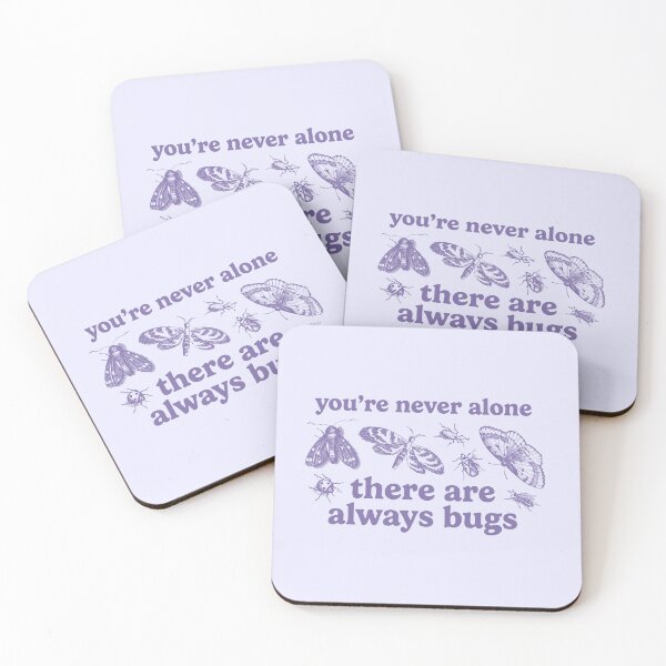 Item preview, you're never alone, there are always bugs – purple designed and sold by leeinthetree.
