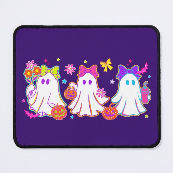 Item preview, Cute Neon Halloween Ghosts designed and sold by ScorpioSunStudio.