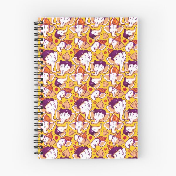 Item preview, Ganesha Faces - Yellow designed and sold by TOOTIFROOTI merch.