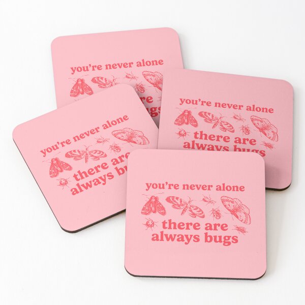 Item preview, you're never alone, there are always bugs – red & pink designed and sold by leeinthetree.