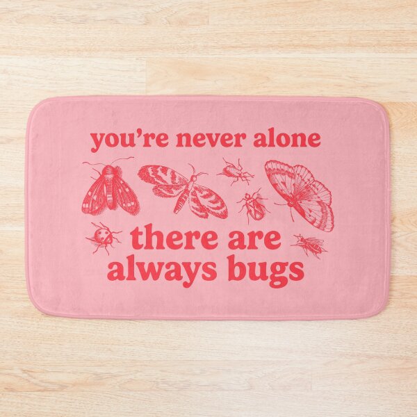 Item preview, you're never alone, there are always bugs – red & pink designed and sold by leeinthetree.