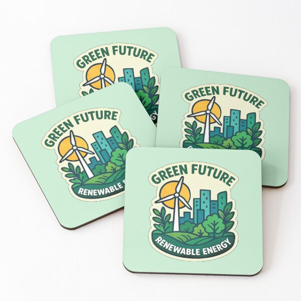 Item preview, Green Future - Renewable Energy Awareness designed and sold by Myra365Art.