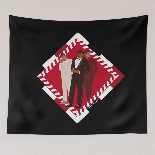 Item preview, Brothas in Red and White designed and sold by artbyomega.