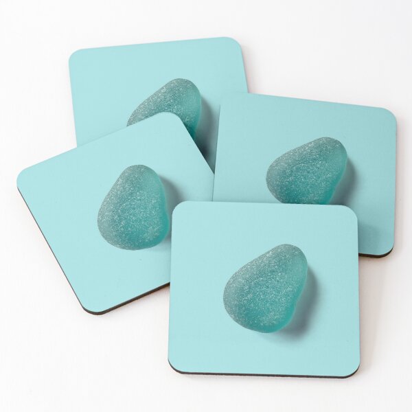 Item preview, Sea glass on blue designed and sold by mari tishina.