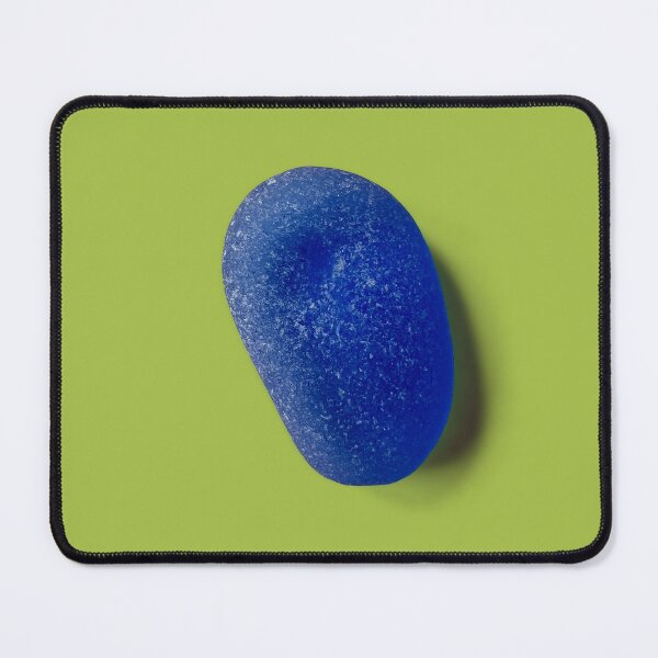 Item preview, Blue seaglass on green designed and sold by mari tishina.