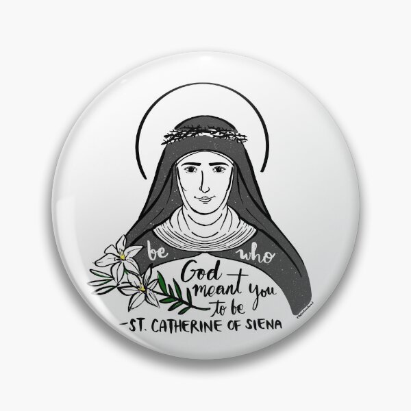 Item preview, St.Catherine of Siena designed and sold by TheLostNowFound.