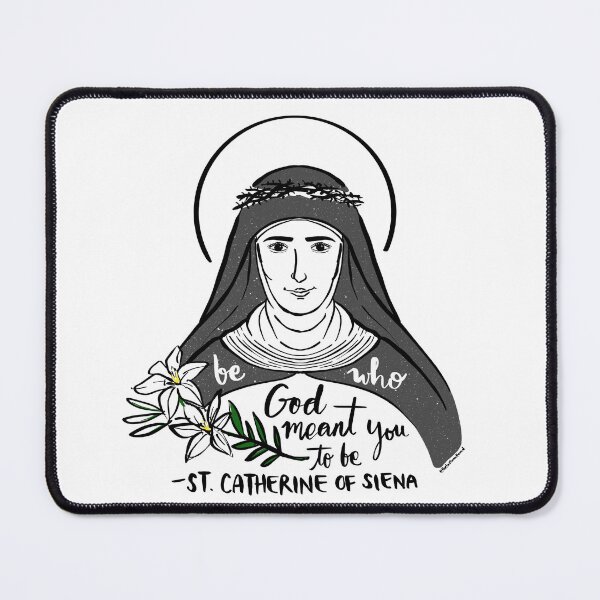 Item preview, St.Catherine of Siena designed and sold by TheLostNowFound.