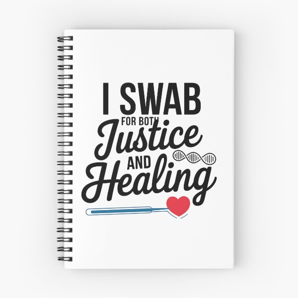 Item preview, I Swab for Both Justice and Healing | Forensic Nurse designed and sold by CuteDesignables.