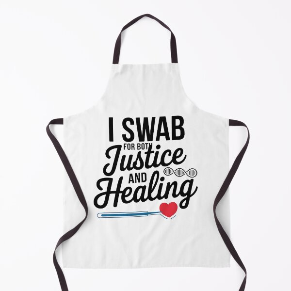 Item preview, I Swab for Both Justice and Healing | Forensic Nurse designed and sold by CuteDesignables.