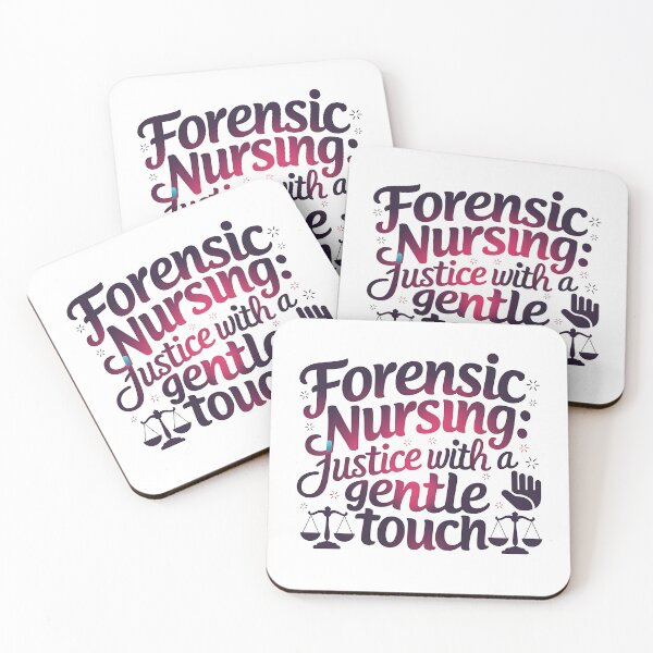 Item preview, Forensic Nursing: Justice with a Gentle Touch | Forensic Nurse designed and sold by CuteDesignables.