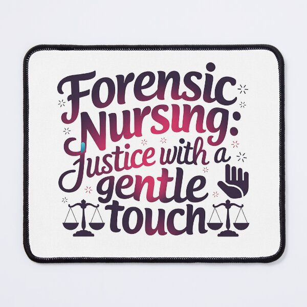 Item preview, Forensic Nursing: Justice with a Gentle Touch | Forensic Nurse designed and sold by CuteDesignables.