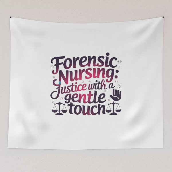 Item preview, Forensic Nursing: Justice with a Gentle Touch | Forensic Nurse designed and sold by CuteDesignables.