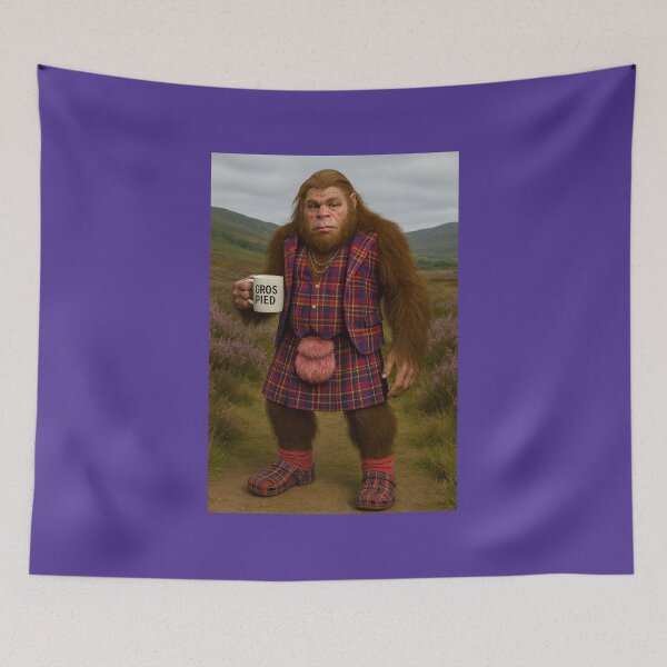 Item preview, Bonald, the Bigfoot, Seen Wandering in the Highlands designed and sold by Tridentulus.