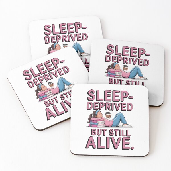 Item preview, Sleep Deprived but Still Alive | Funny Student Nurse designed and sold by CuteDesignables.
