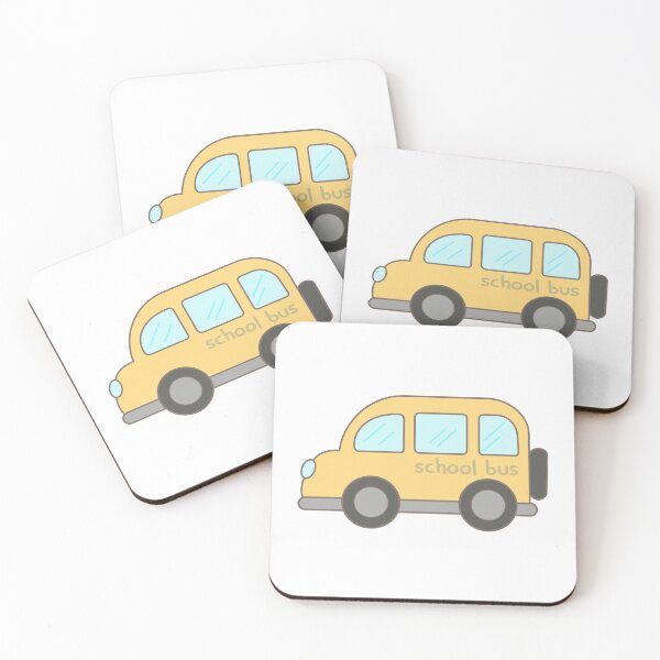 Item preview, Hand drawn back to school elements yellow school bus designed and sold by nuchz.