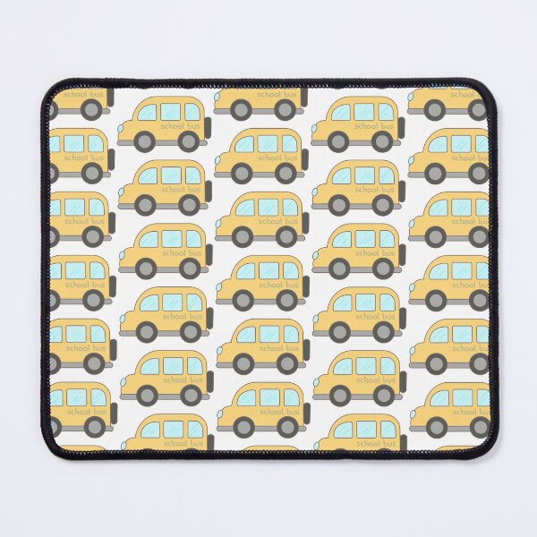 Item preview, Hand drawn back to school elements yellow school bus designed and sold by nuchz.