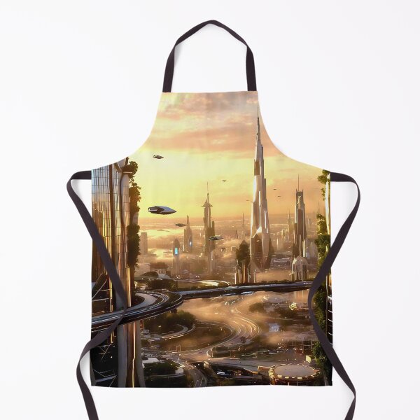 Item preview, Ethereal Cityscape at Sunset designed and sold by ArtBarnes.
