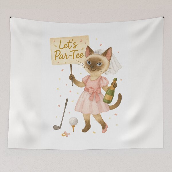 Artikelvorschau, Golfer Brautparty Aquarell Golfwagen – Brautparty-Design entworfen und verkauft von Thanineemedia.