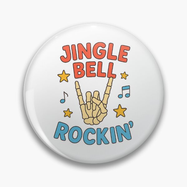 Item preview, Jingle Bell Rockin' Retro Skeleton Hand designed and sold by Alex Songs.