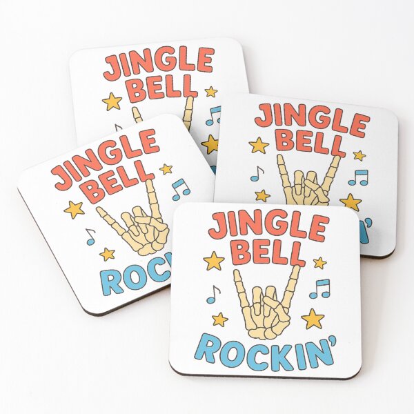 Item preview, Jingle Bell Rockin' Retro Skeleton Hand designed and sold by Alex Songs.