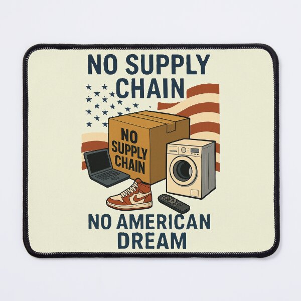 Item preview, No Supply Chain, No American Dream – Vintage Logistics Design designed and sold by RetroNibylander.