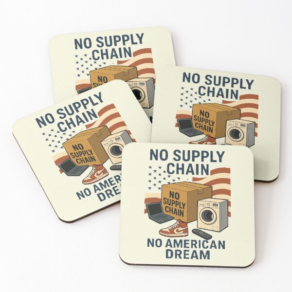 Item preview, No Supply Chain, No American Dream – Vintage Logistics Design designed and sold by RetroNibylander.
