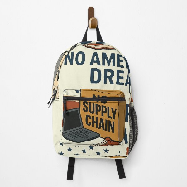 Item preview, No Supply Chain, No American Dream – Vintage Logistics Design designed and sold by RetroNibylander.