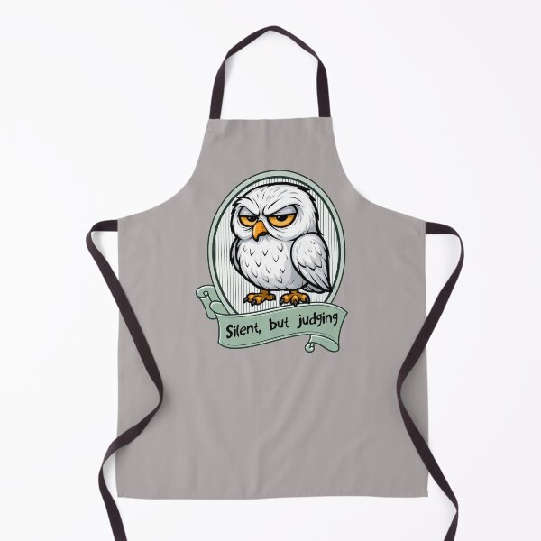 Item preview, Silent But Judging — Snowy Owl Side-Eye (Minimalist, Funny) designed and sold by Wander-made Wonders .