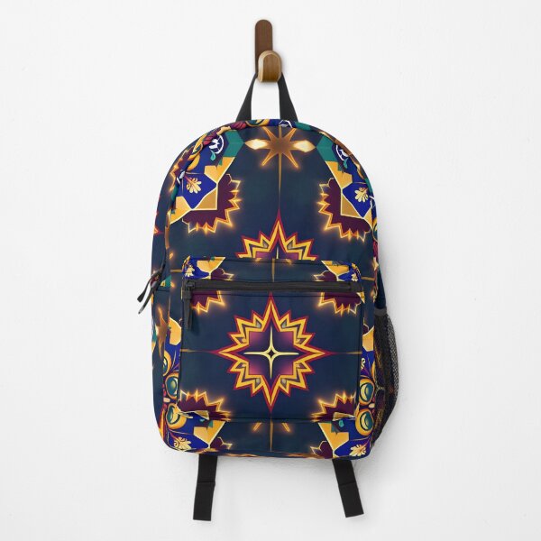 Artikelvorschau, Lebendiges geometrisches Mandala-Muster-Wurfkissen mit kräftigen Farben entworfen und verkauft von FestivityFinds.