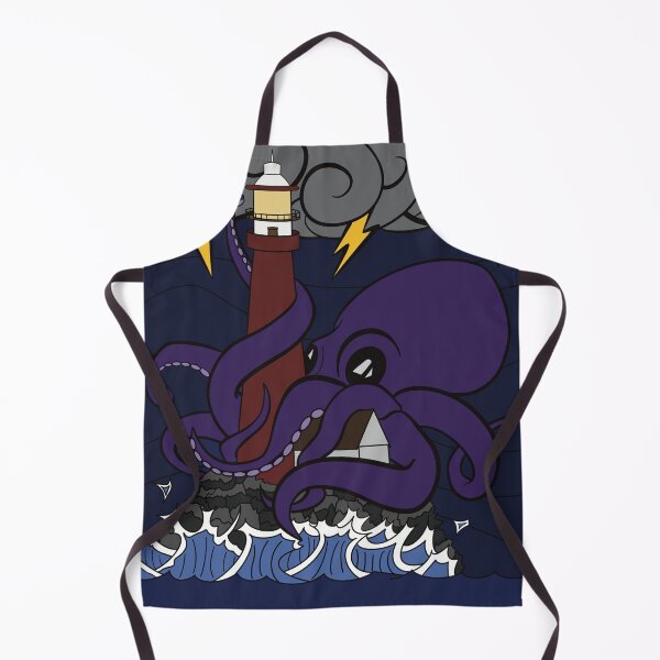 Item preview, Monster Octopus on a Stormy Night designed and sold by ArcaneBear.
