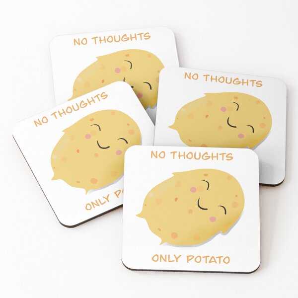 Item preview, Potato art no thoughts designed and sold by studioarjuna.com.