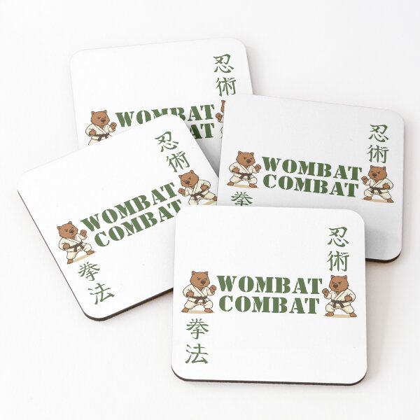 Item preview, Wombat Combat Martial Arts Australian Animal  designed and sold by pUNKnown.