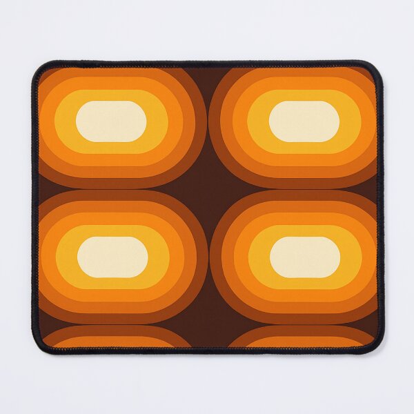 Item preview, Mid-Century Modern Meets 1970s Orange – Retro Geometric Art designed and sold by svarupa.