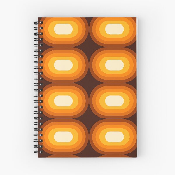 Item preview, Mid-Century Modern Meets 1970s Orange – Retro Geometric Art designed and sold by svarupa.