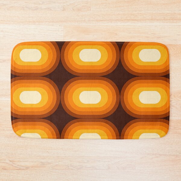 Item preview, Mid-Century Modern Meets 1970s Orange – Retro Geometric Art designed and sold by svarupa.