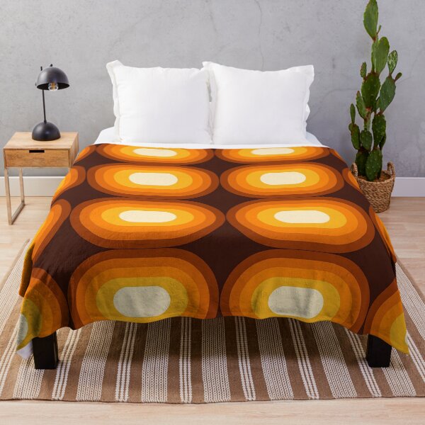 Item preview, Mid-Century Modern Meets 1970s Orange – Retro Geometric Art designed and sold by svarupa.
