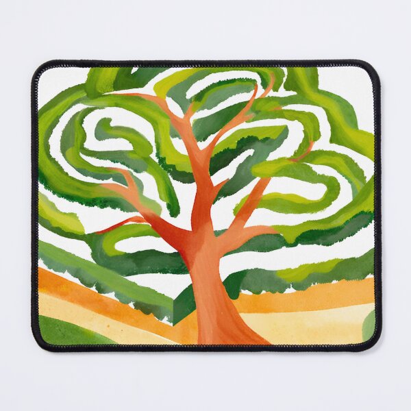 Item preview, Cartoonish garden maze with colorful hedges and playful paths under a sunny sky perfect for text designed and sold by PWDigitalArt.