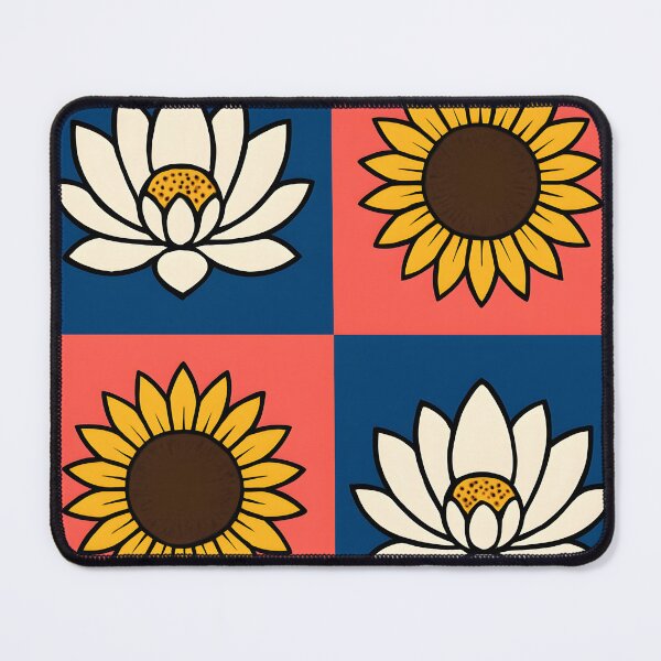 Item preview, Pop Art Floral Design iPhone Case with Sunflower and Lotus Motifs designed and sold by FestivityFinds.
