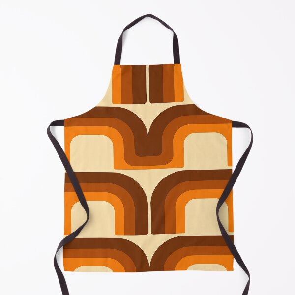 Item preview, Mid-Century Modern Meets 1970s Orange – Retro Geometric Art designed and sold by svarupa.