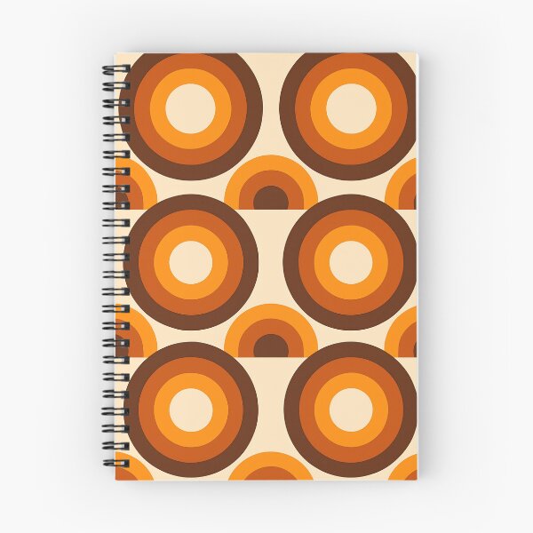 Item preview, Mid-Century Modern Meets 1970s Orange – Retro Geometric Art designed and sold by svarupa.