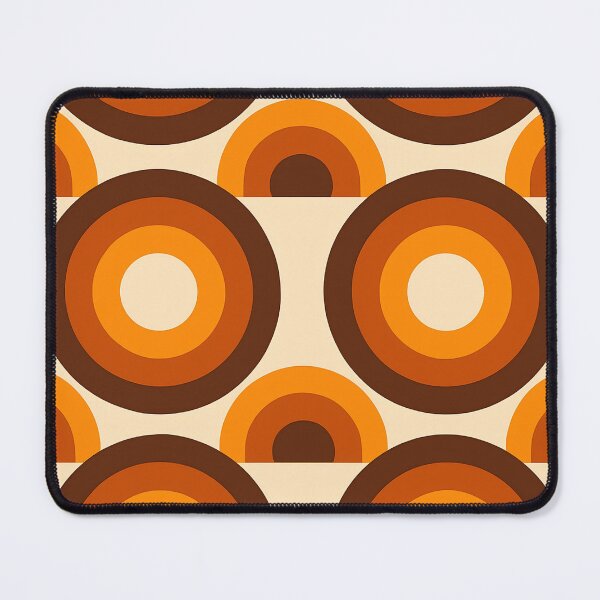 Item preview, Mid-Century Modern Meets 1970s Orange – Retro Geometric Art designed and sold by svarupa.