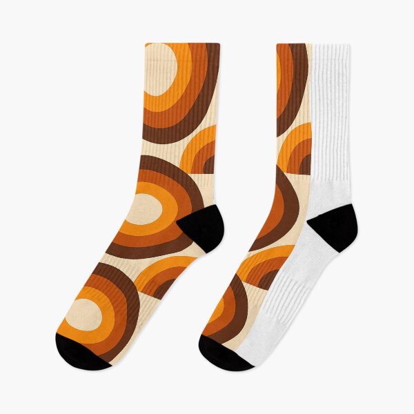 Item preview, Mid-Century Modern Meets 1970s Orange – Retro Geometric Art designed and sold by svarupa.