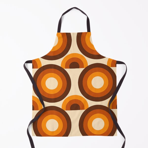 Item preview, Mid-Century Modern Meets 1970s Orange – Retro Geometric Art designed and sold by svarupa.