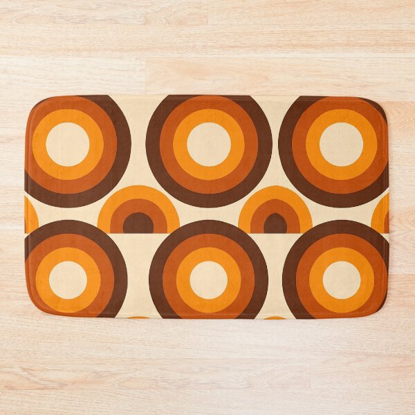 Item preview, Mid-Century Modern Meets 1970s Orange – Retro Geometric Art designed and sold by svarupa.