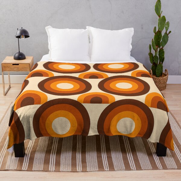 Item preview, Mid-Century Modern Meets 1970s Orange – Retro Geometric Art designed and sold by svarupa.