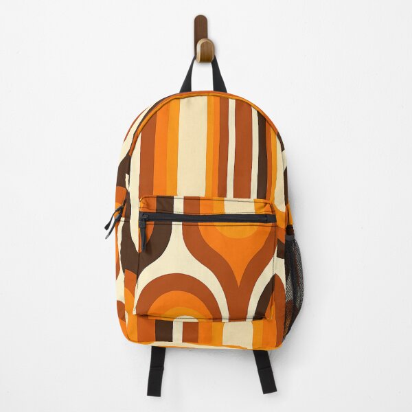 Item preview, Mid-Century Modern Meets 1970s Orange – Retro Geometric Art designed and sold by svarupa.
