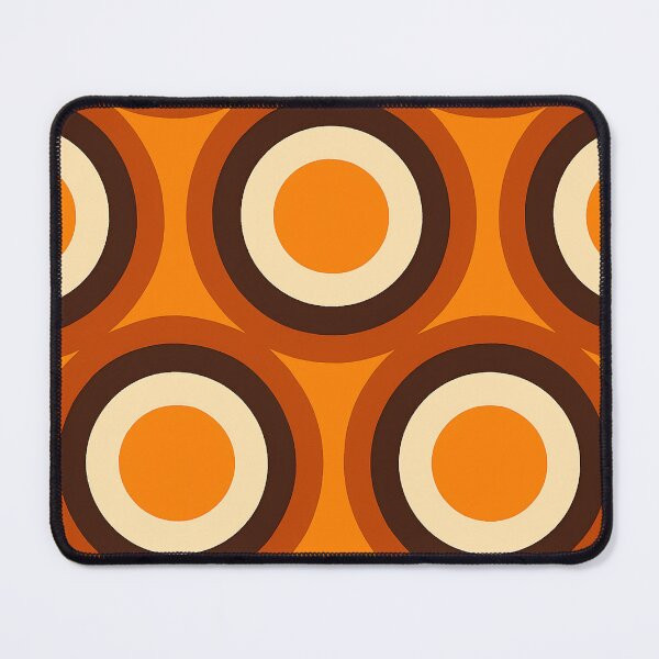 Item preview, Mid-Century Modern Meets 1970s Orange – Retro Geometric Art designed and sold by svarupa.