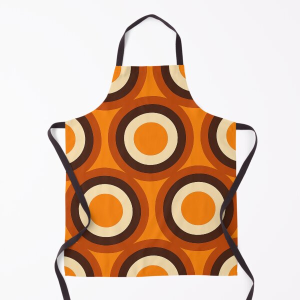 Item preview, Mid-Century Modern Meets 1970s Orange – Retro Geometric Art designed and sold by svarupa.