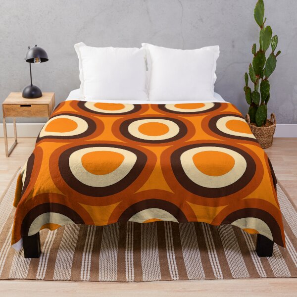 Item preview, Mid-Century Modern Meets 1970s Orange – Retro Geometric Art designed and sold by svarupa.